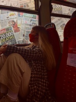 Girl on Bus