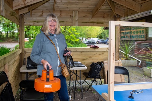 Di White with her 30 year-old Vax.