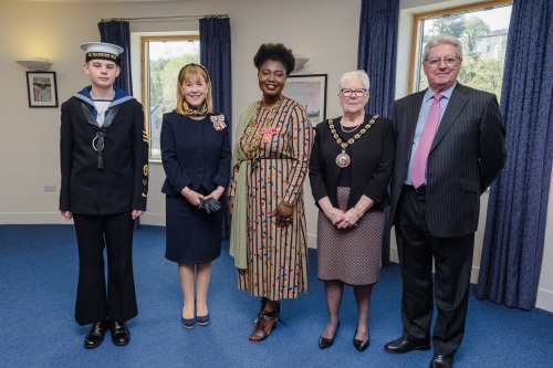 Mrs Patricia Mawuli Porter OBE at the Presentation Ceremony