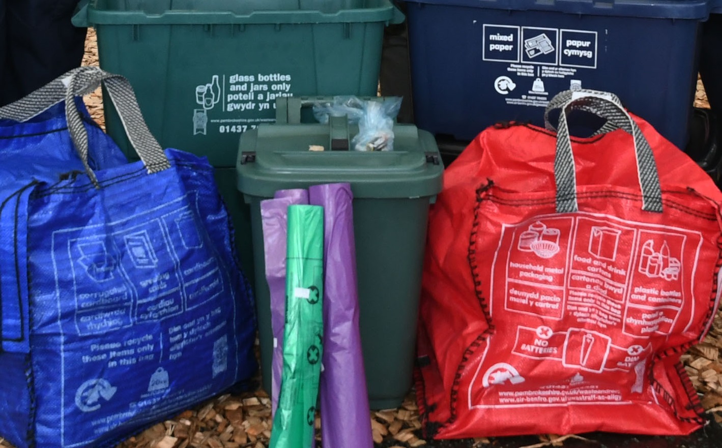 Deliveries Completed Of New Recycling Containers - Pembrokeshire County Council