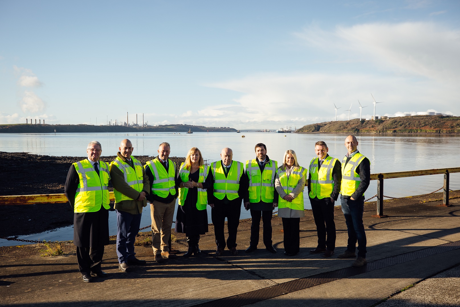 Celtic Freeport bid Chair visits the Port of Milford Haven